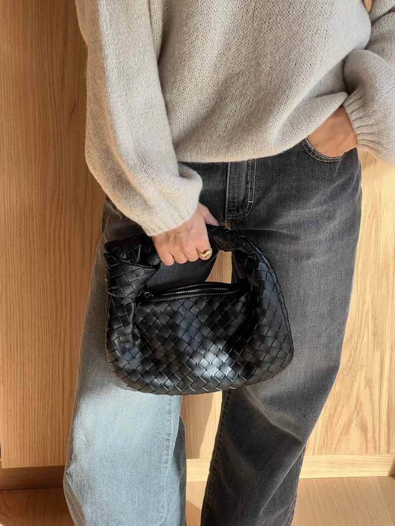 Straya Woven Chic™ | Premium Woven Handbag